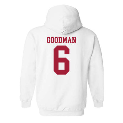 WSU - NCAA Football : Duhron Goodman - Classic Shersey Hooded Sweatshirt-1