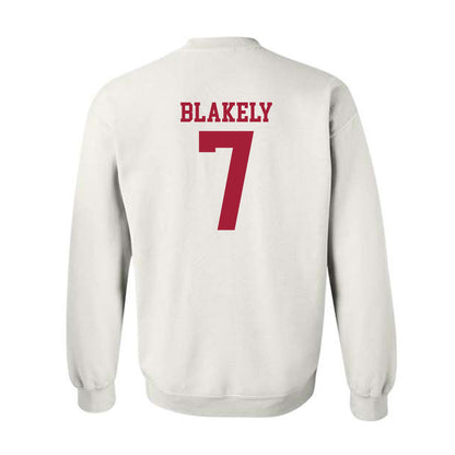 WSU - NCAA Men's Basketball : Dieume Blakely - Classic Shersey Crewneck Sweatshirt-1