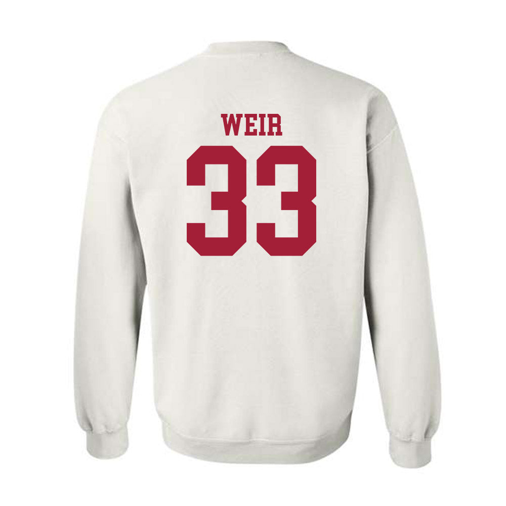 WSU - NCAA Football : Cameron Weir - Classic Shersey Crewneck Sweatshirt-1