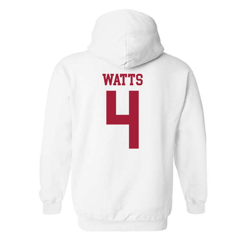 WSU - NCAA Men's Basketball : Lejuan Watts - Classic Shersey Hooded Sweatshirt-1