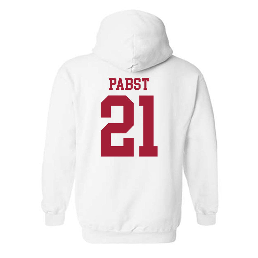 WSU - NCAA Football : Carter Pabst - Classic Shersey Hooded Sweatshirt-1