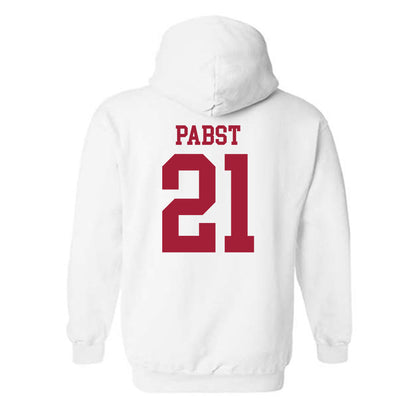 WSU - NCAA Football : Carter Pabst - Classic Shersey Hooded Sweatshirt-1