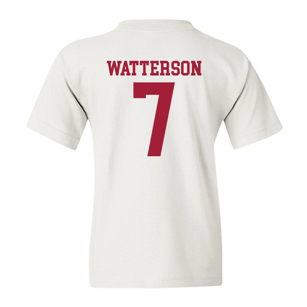 WSU - NCAA Baseball : Cole Watterson - Classic Shersey Youth T-Shirt-1