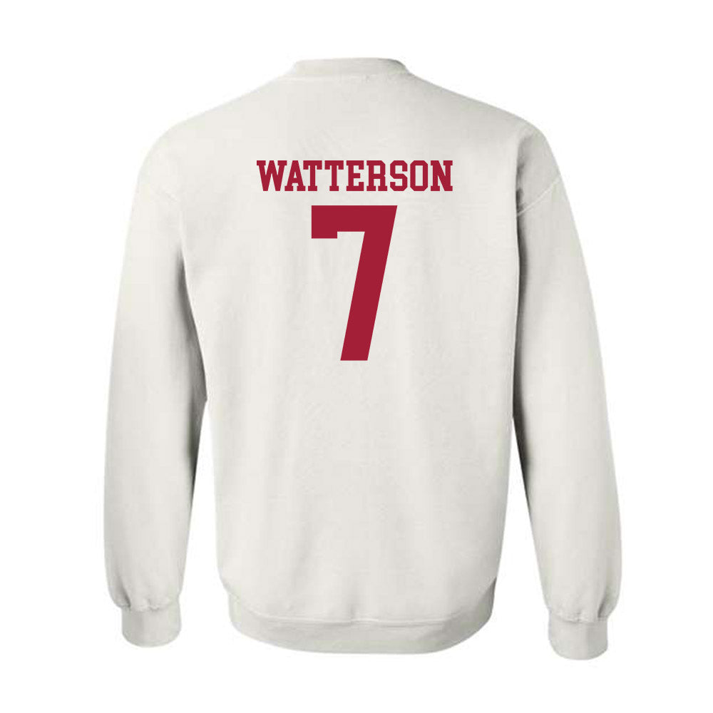 WSU - NCAA Baseball : Cole Watterson - Classic Shersey Crewneck Sweatshirt-1