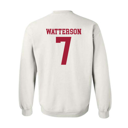WSU - NCAA Baseball : Cole Watterson - Classic Shersey Crewneck Sweatshirt-1