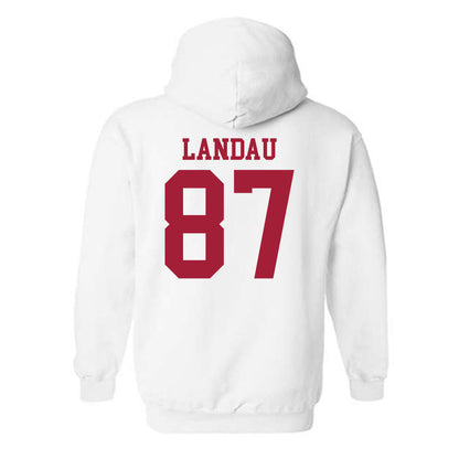 WSU - NCAA Football : Cash Landau - Classic Shersey Hooded Sweatshirt-1