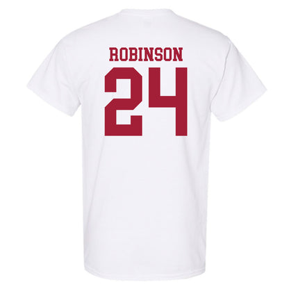WSU - NCAA Men's Basketball : Dominik Robinson - Classic Shersey T-Shirt-1