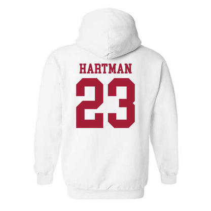 WSU - NCAA Baseball : Max Hartman - Classic Shersey Hooded Sweatshirt-1