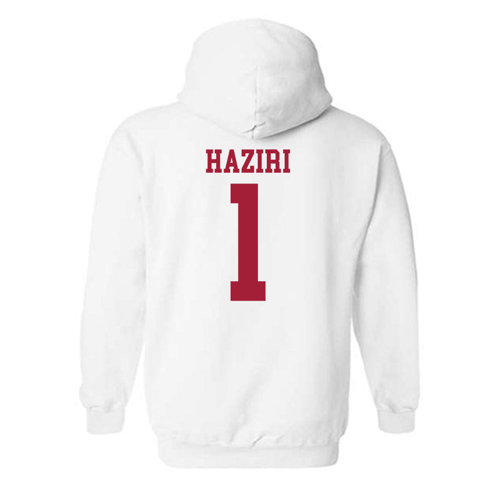 WSU - NCAA Women's Basketball : Malvina Haziri - Classic Shersey Hooded Sweatshirt-1