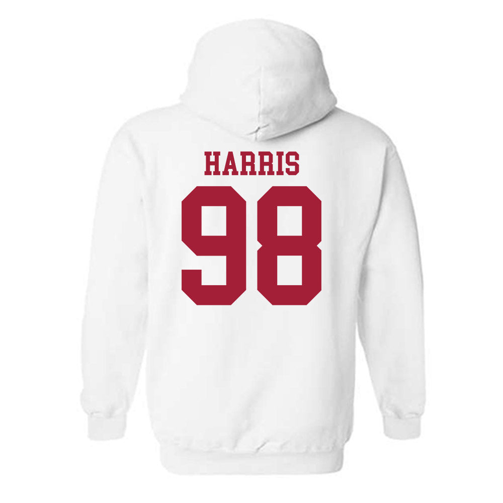 WSU - NCAA Football : Ryan Harris - Classic Shersey Hooded Sweatshirt-1