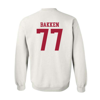 WSU - NCAA Football : Nick Bakken - Classic Shersey Crewneck Sweatshirt-1