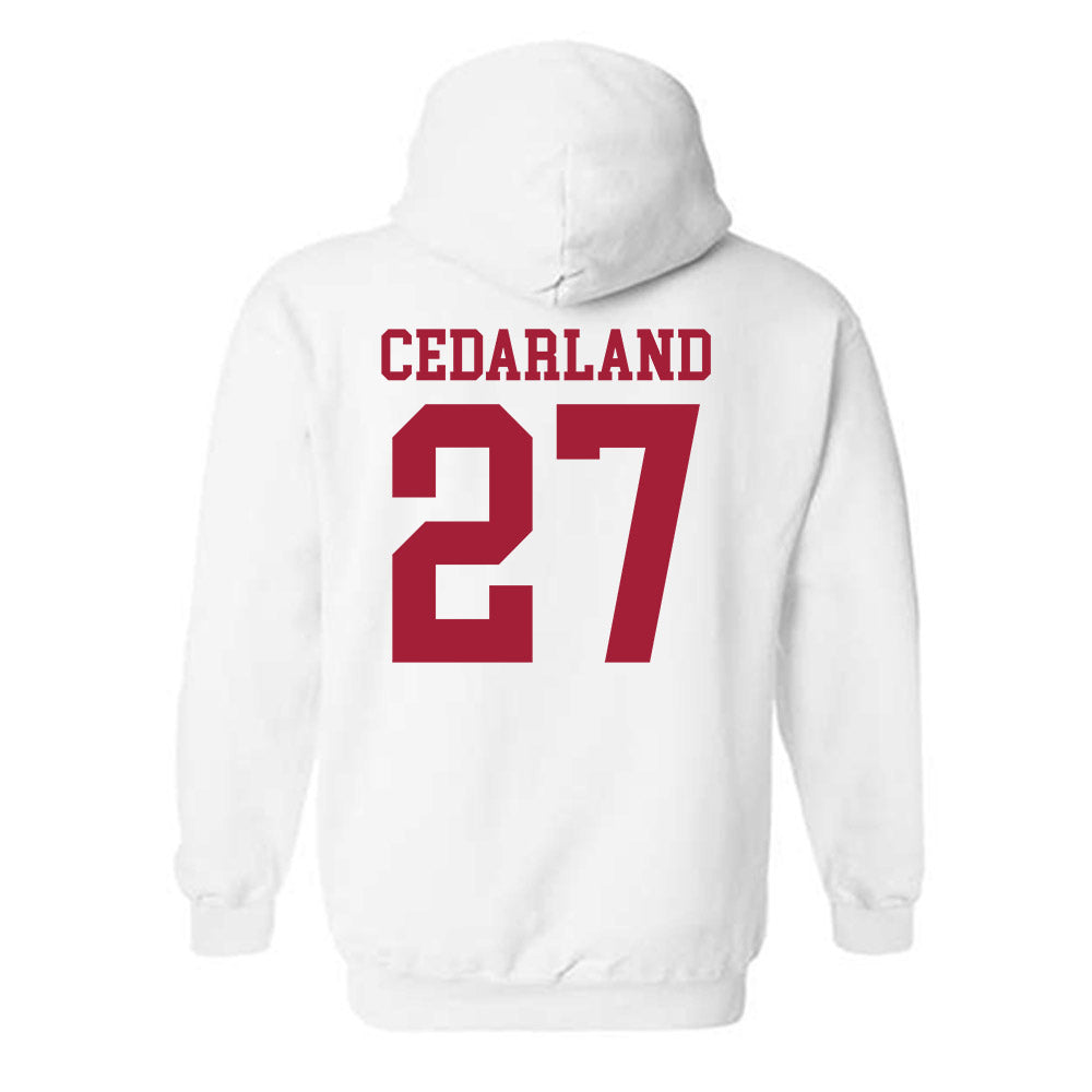 WSU - NCAA Football : Hudson Cedarland - Classic Shersey Hooded Sweatshirt