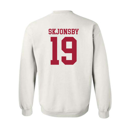 WSU - NCAA Baseball : Ryan Skjonsby - Classic Shersey Crewneck Sweatshirt-1