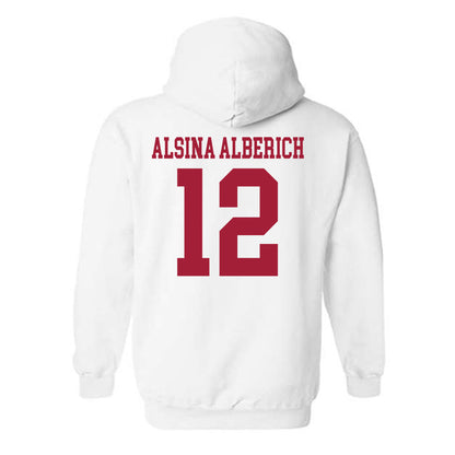 WSU - NCAA Women's Basketball : Marta Alsina Alberich - Classic Shersey Hooded Sweatshirt-1