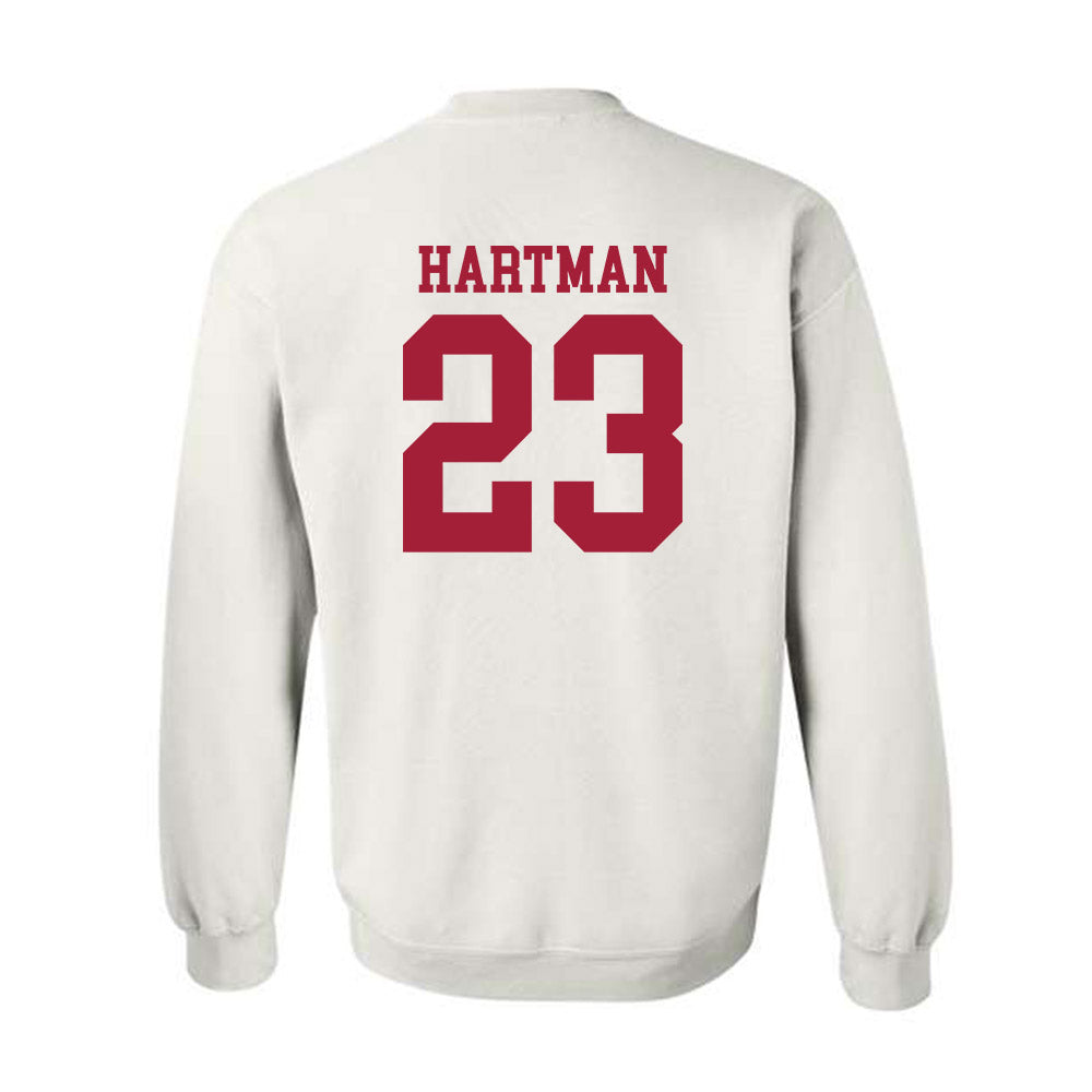 WSU - NCAA Baseball : Max Hartman - Classic Shersey Crewneck Sweatshirt-1
