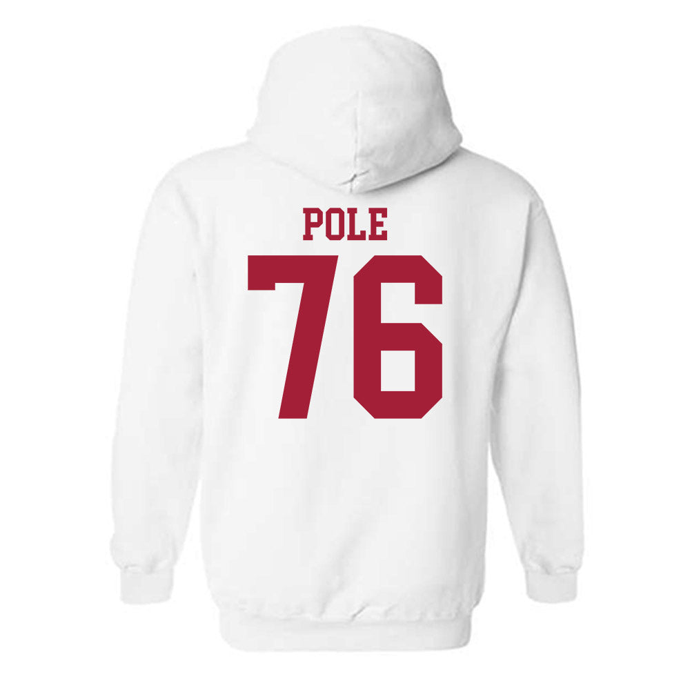 WSU - NCAA Football : Esa Pole - Classic Shersey Hooded Sweatshirt-1