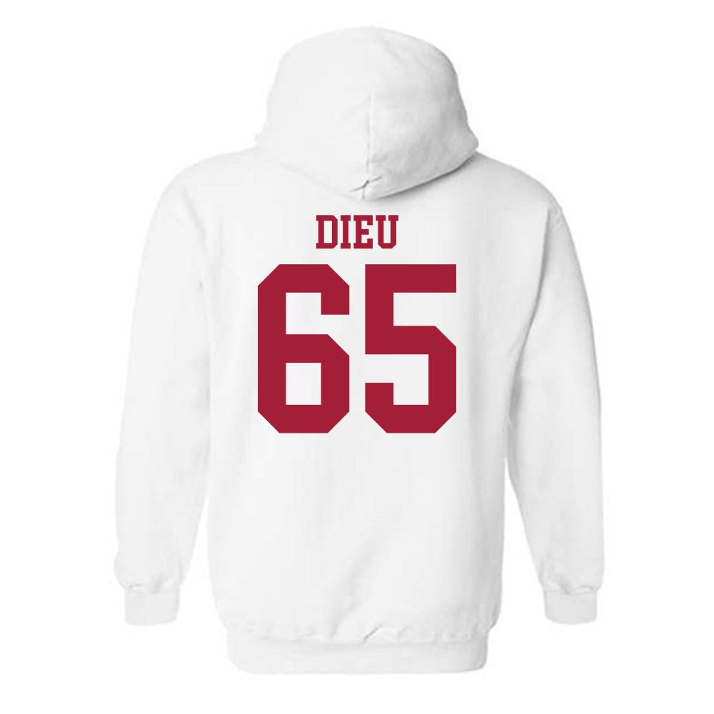 WSU - NCAA Football : Brock Dieu - Classic Shersey Hooded Sweatshirt-1