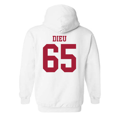 WSU - NCAA Football : Brock Dieu - Classic Shersey Hooded Sweatshirt-1