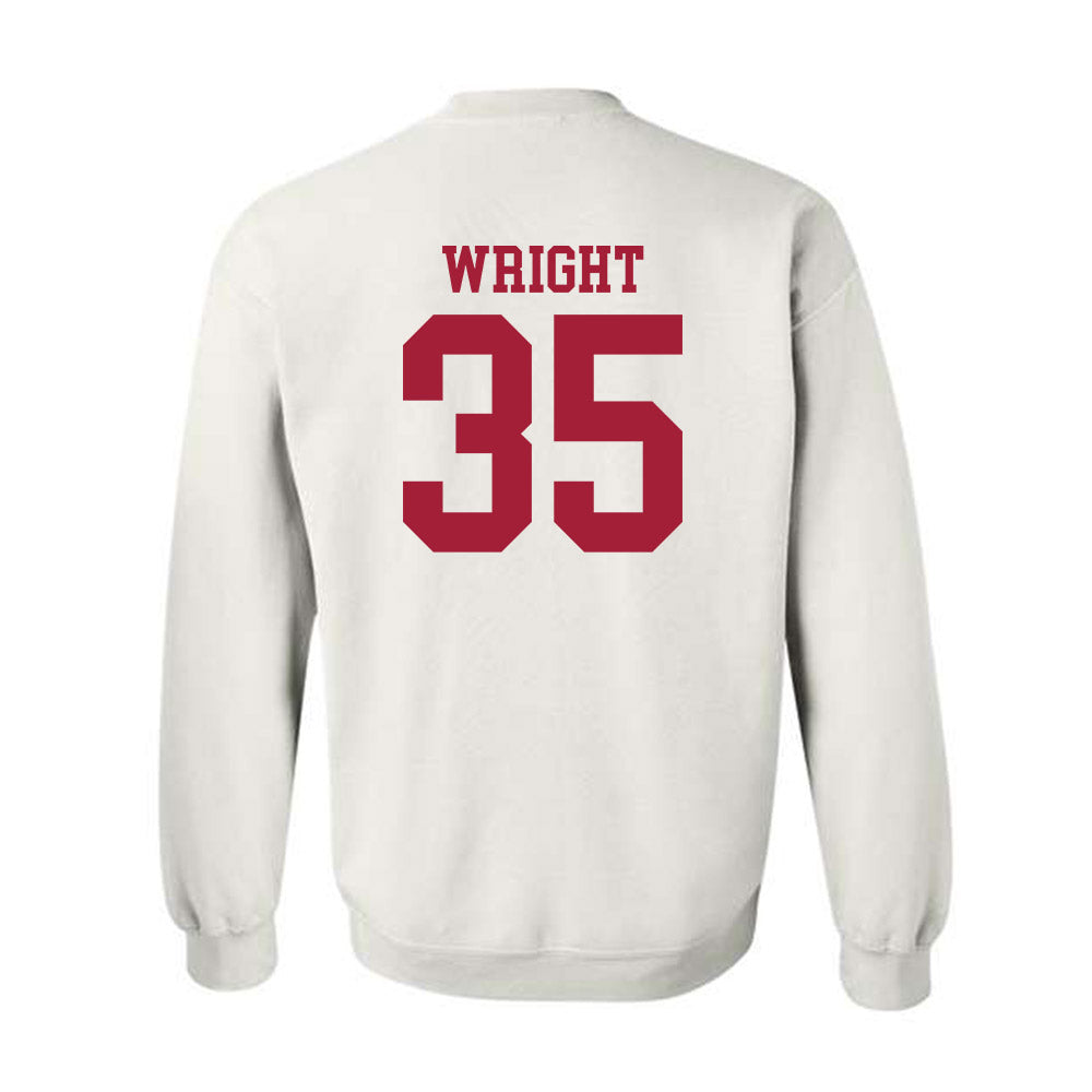 WSU - NCAA Football : Erimus Wright - Classic Shersey Crewneck Sweatshirt-1
