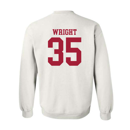 WSU - NCAA Football : Erimus Wright - Classic Shersey Crewneck Sweatshirt-1