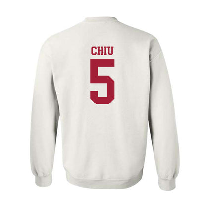 WSU - NCAA Women's Basketball : Jean Chiu - Classic Shersey Crewneck Sweatshirt-1