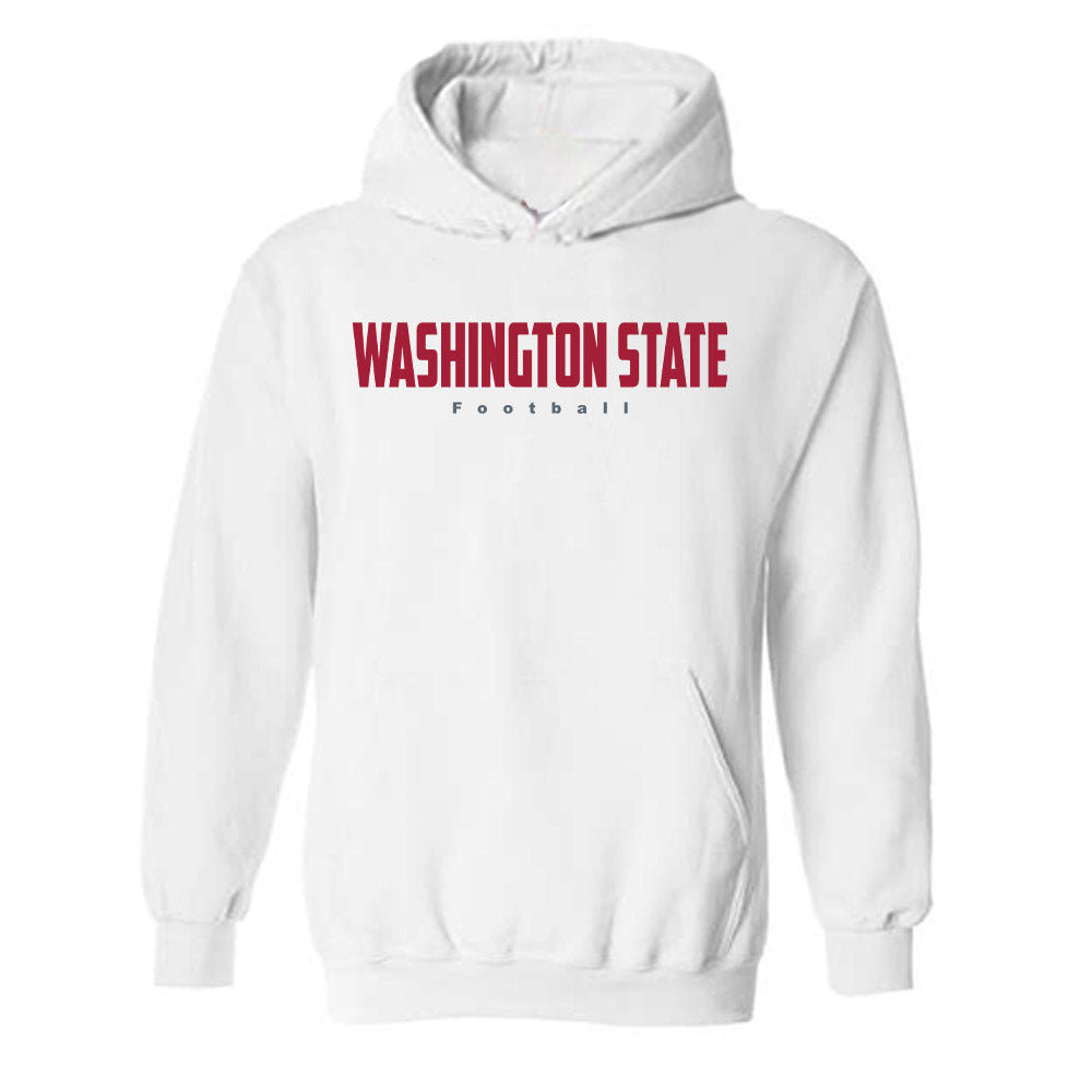 WSU - NCAA Football : Esa Pole - Classic Shersey Hooded Sweatshirt-0