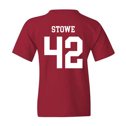 WSU - NCAA Baseball : Trevor Stowe - Classic Shersey Youth T-Shirt-1