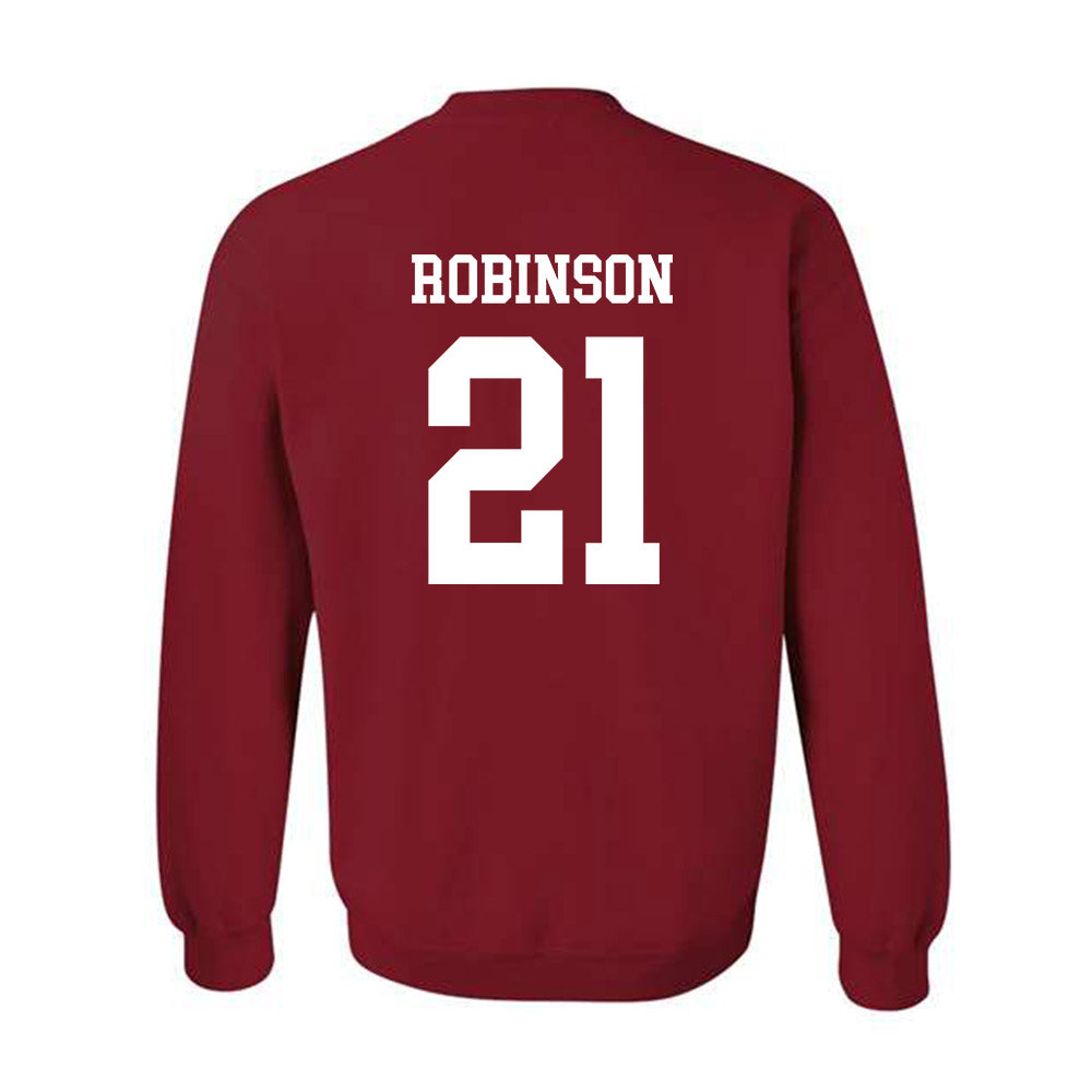 WSU - NCAA Baseball : Dustin Robinson - Classic Shersey Crewneck Sweatshirt-1