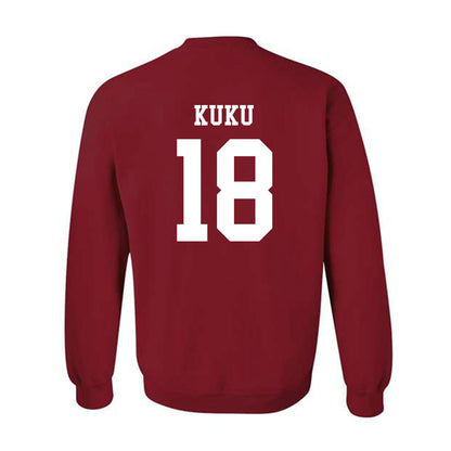 WSU - NCAA Football : David Kuku - Classic Shersey Crewneck Sweatshirt-1