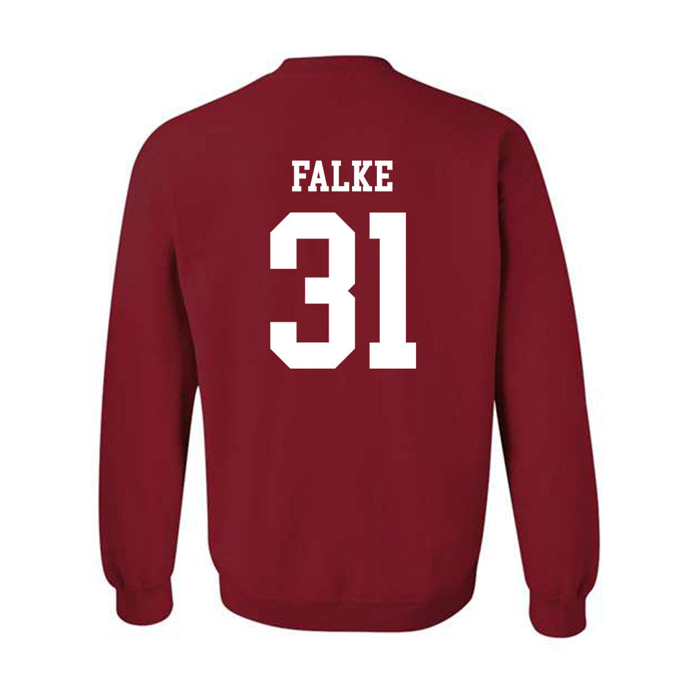WSU - NCAA Baseball : Ryan Falke - Classic Shersey Crewneck Sweatshirt-1