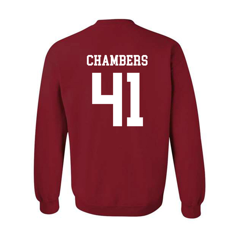 WSU - NCAA Baseball : Bryce Chambers - Classic Shersey Crewneck Sweatshirt-1