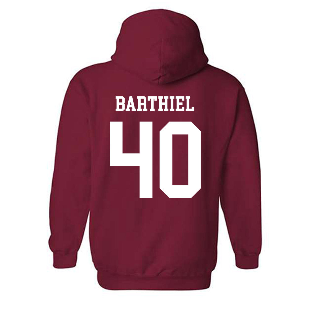 WSU - NCAA Football : Gavin Barthiel - Classic Shersey Hooded Sweatshirt-1