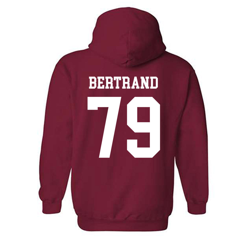 WSU - NCAA Football : Turner Bertrand - Classic Shersey Hooded Sweatshirt-1