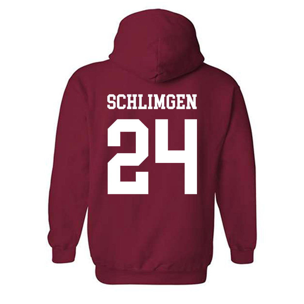 WSU - NCAA Football : Sullivan Schlimgen - Classic Shersey Hooded Sweatshirt-1