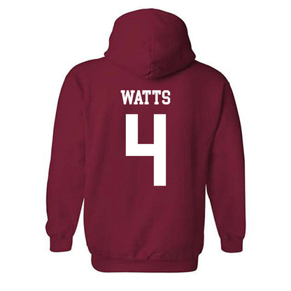 WSU - NCAA Men's Basketball : Lejuan Watts - Classic Shersey Hooded Sweatshirt-1