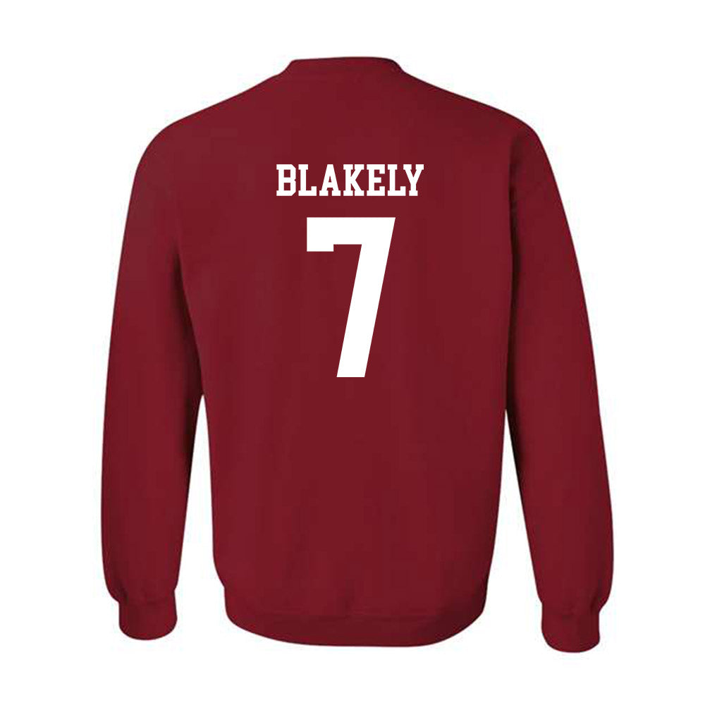 WSU - NCAA Men's Basketball : Dieume Blakely - Classic Shersey Crewneck Sweatshirt-1
