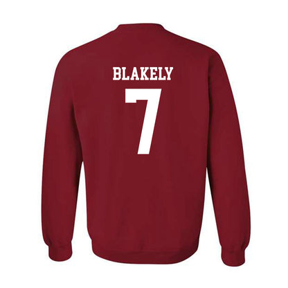 WSU - NCAA Men's Basketball : Dieume Blakely - Classic Shersey Crewneck Sweatshirt-1