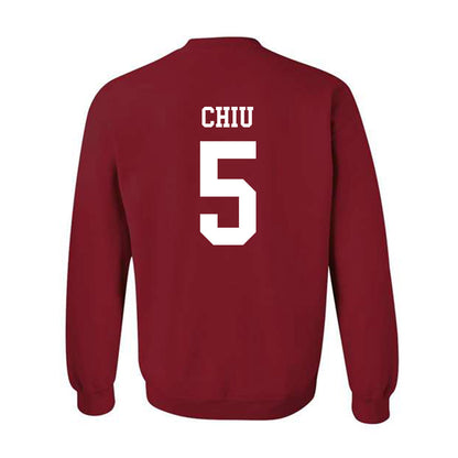 WSU - NCAA Women's Basketball : Jean Chiu - Classic Shersey Crewneck Sweatshirt-1