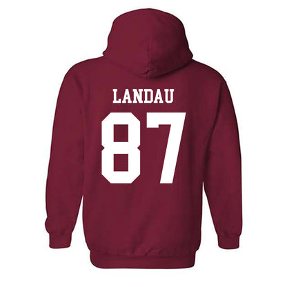 WSU - NCAA Football : Cash Landau - Classic Shersey Hooded Sweatshirt-1