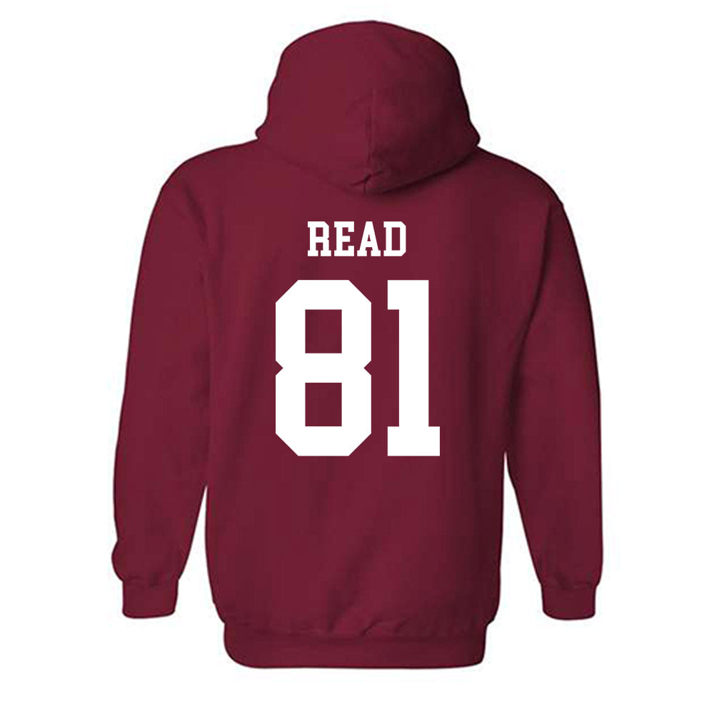WSU - NCAA Football : Peyton Read - Classic Shersey Hooded Sweatshirt-1