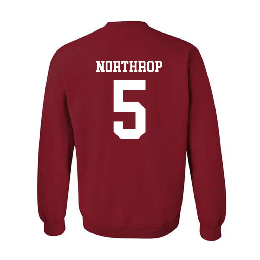 WSU - NCAA Baseball : Kyler Northrop - Classic Shersey Crewneck Sweatshirt-1