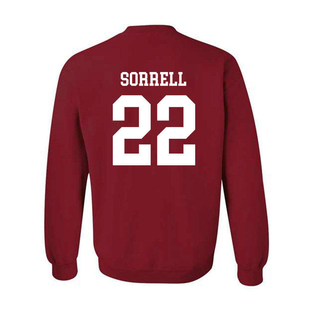 WSU - NCAA Football : Trillion Sorrell - Classic Shersey Crewneck Sweatshirt-1