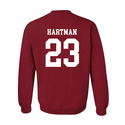 WSU - NCAA Baseball : Max Hartman - Classic Shersey Crewneck Sweatshirt-1