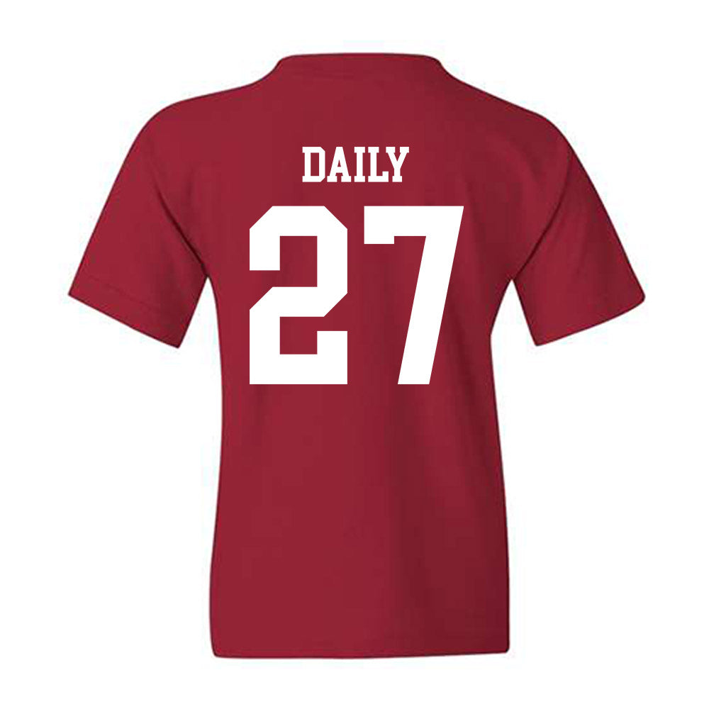 WSU - NCAA Baseball : Lleyton Daily - Classic Fashion Shersey Youth T-Shirt-1