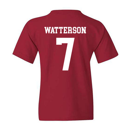 WSU - NCAA Baseball : Cole Watterson - Classic Fashion Shersey Youth T-Shirt-1