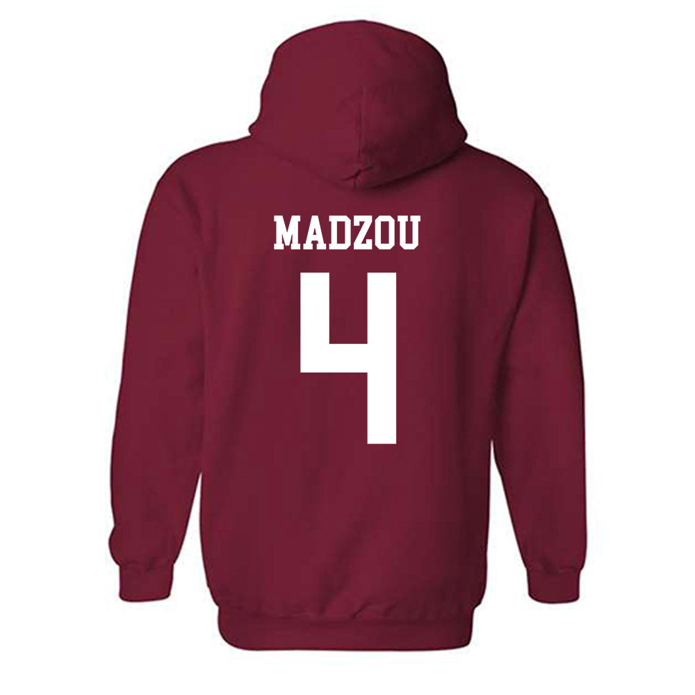 WSU - NCAA Men's Basketball : Brunel Madzou - Classic Fashion Shersey Hooded Sweatshirt-1