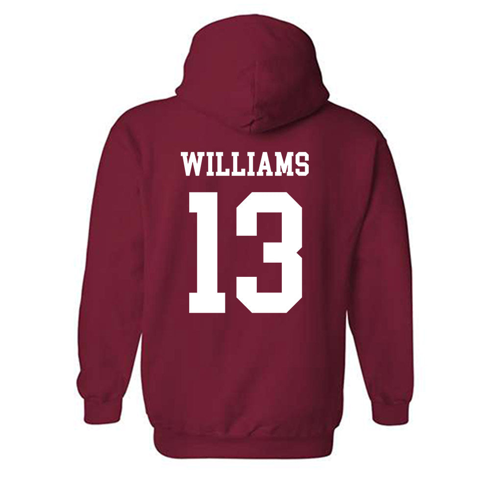 WSU - NCAA Women's Soccer : Jamuna Williams - Classic Fashion Shersey Hooded Sweatshirt-1