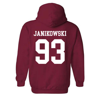 WSU - NCAA Football : Jack Janikowski - Classic Fashion Shersey Hooded Sweatshirt-1