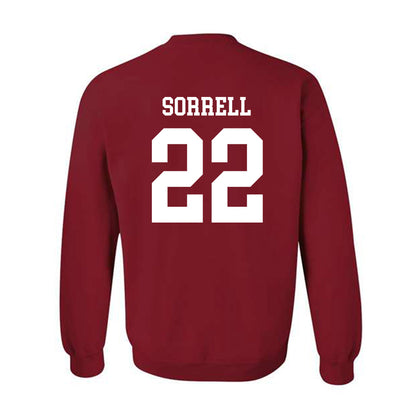 WSU - NCAA Football : Trillion Sorrell - Classic Fashion Shersey Crewneck Sweatshirt-1