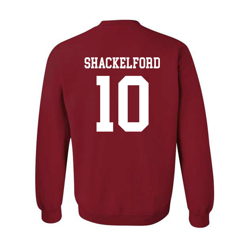 WSU - NCAA Women's Soccer : Audrey Shackelford - Classic Fashion Shersey Crewneck Sweatshirt-1